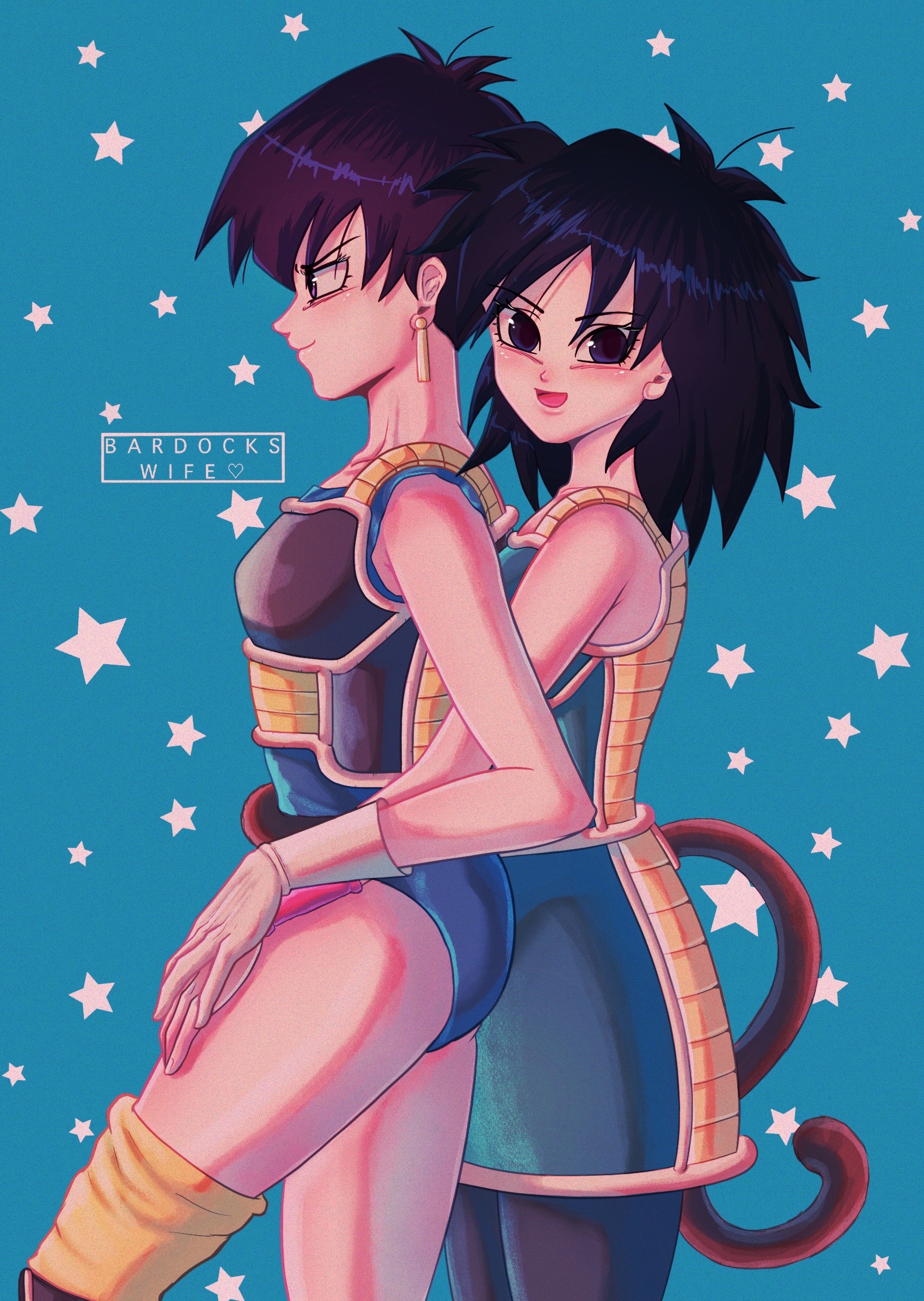 Seripa and Bardock by IanDimas on DeviantArt