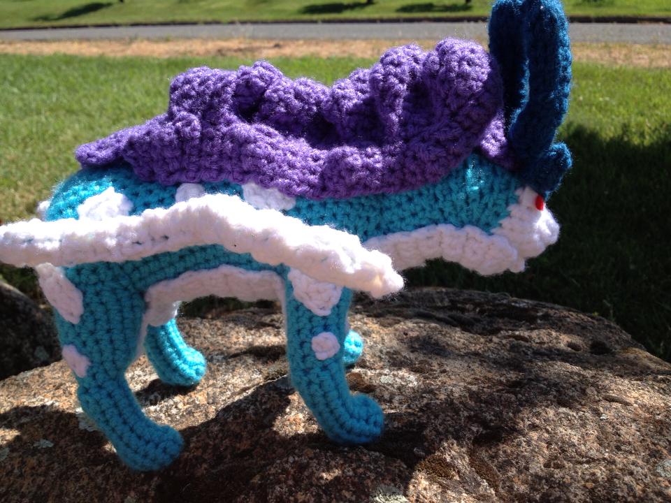 Suicune crochet- with pattern by Robezpierre
