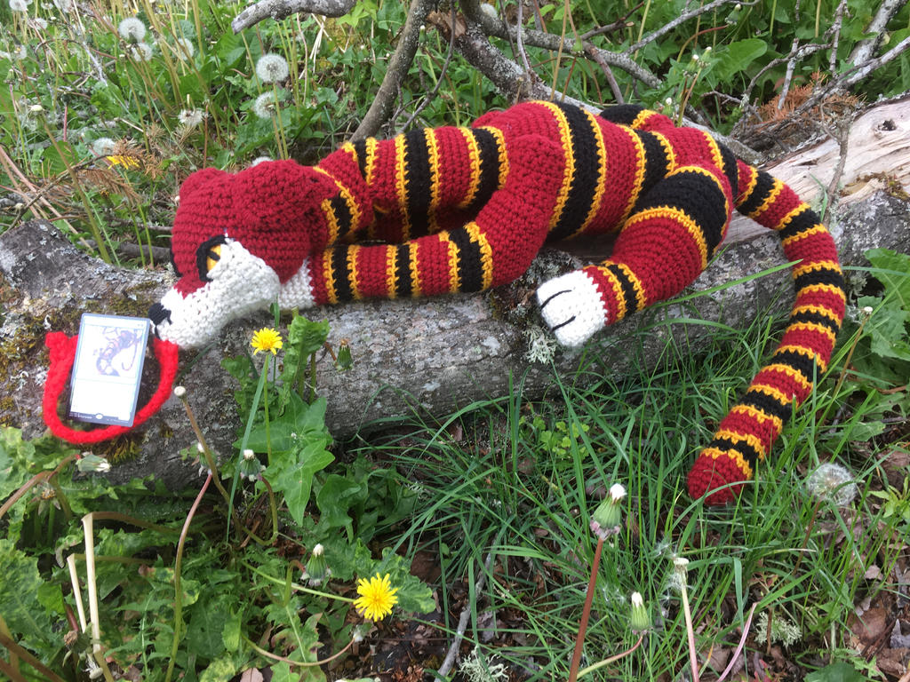 Prowling Serpopard MTG Crochet and Pattern by Robezpierre on DeviantArt