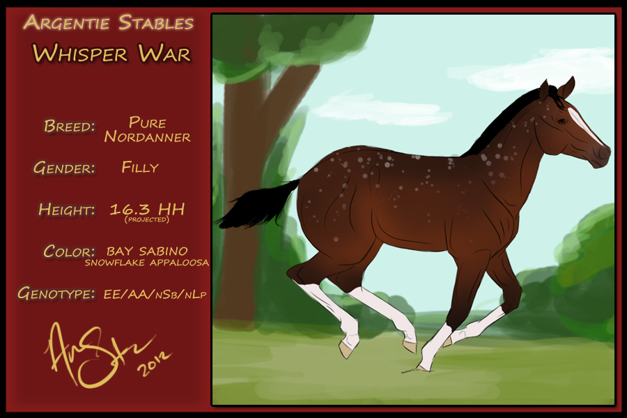 3115 AS Whisper War (Foal Ref)