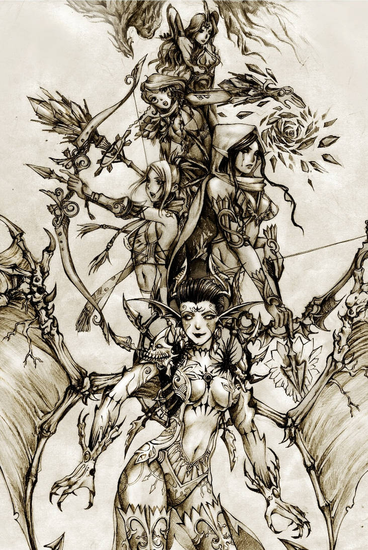 DOTA Allstars - Stand of the Heroines by KenshjnPark