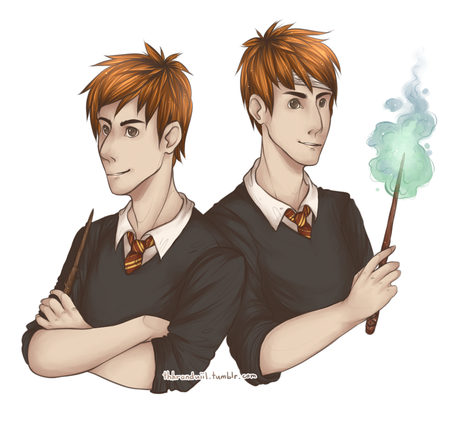 The Weasley twins. by jamm3rs on DeviantArt.