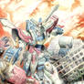 G Gundam watercolor