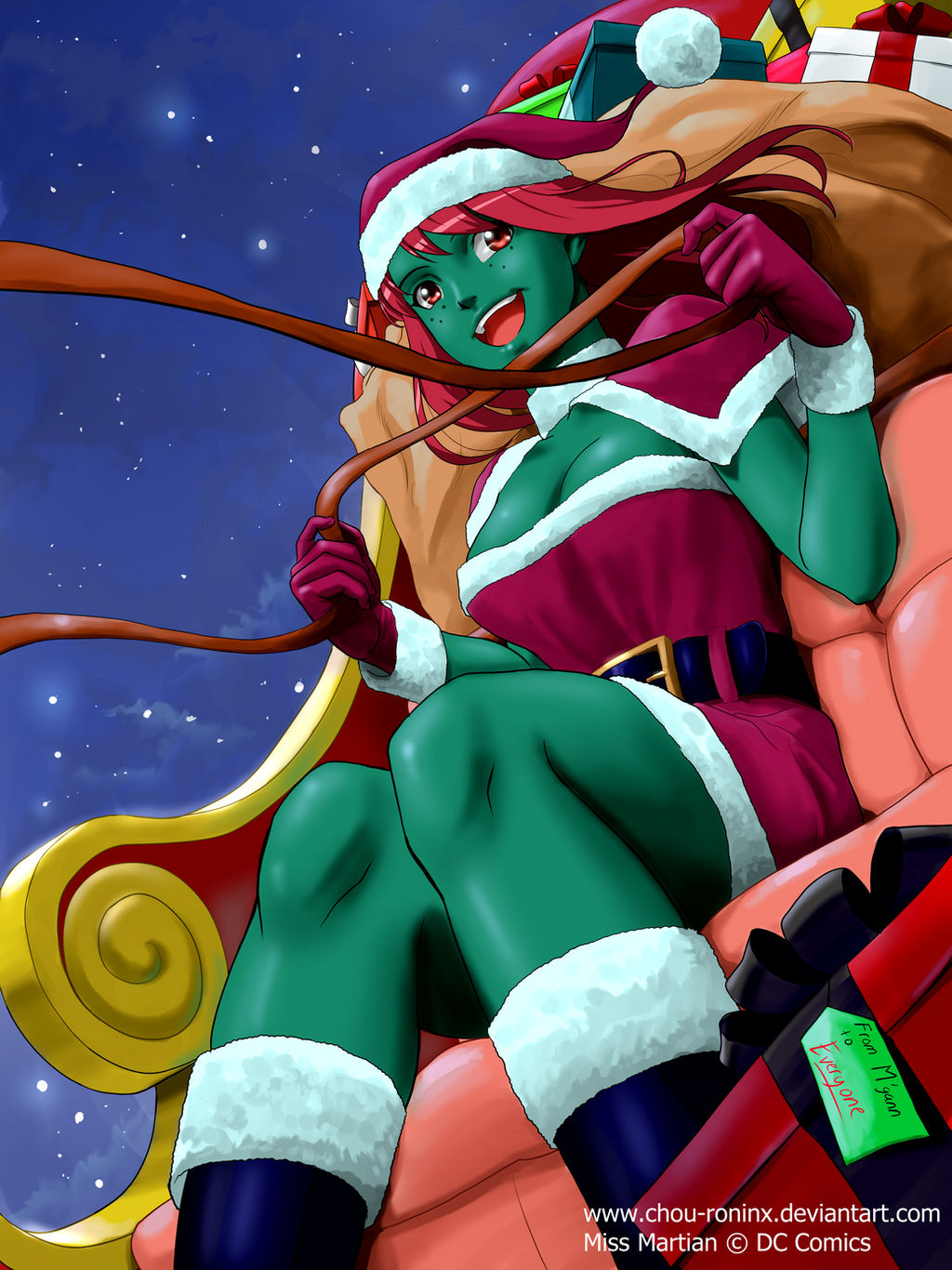 Merry X-mas from Ms Martian