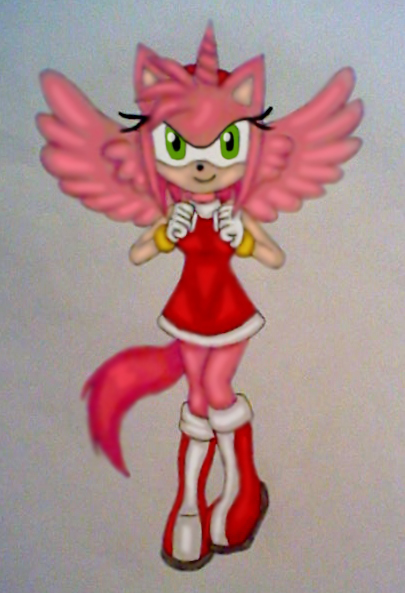 Amy Rose the Alicorn-hog