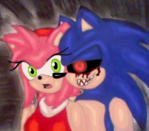 Sonic.EXE and Amy Rose on Sonamy-EXE-fans - DeviantArt