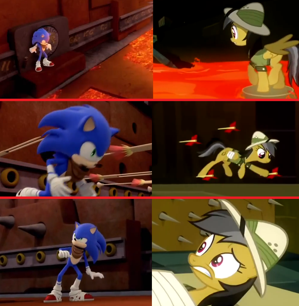 Sonic vs Daring Do