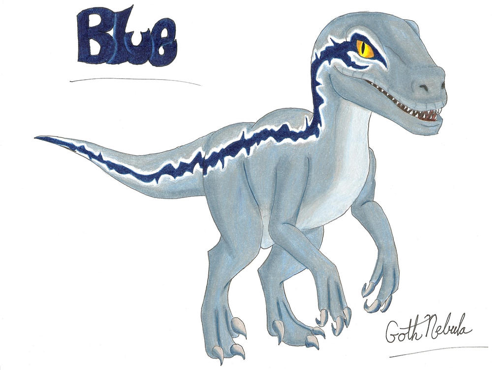 Jurassic World: Blue the Raptor by GothNebula on DeviantArt