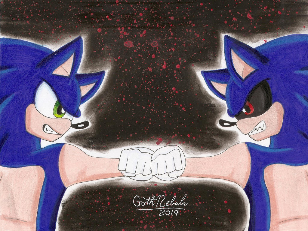 Sonic vs EXE by GothNebula on DeviantArt