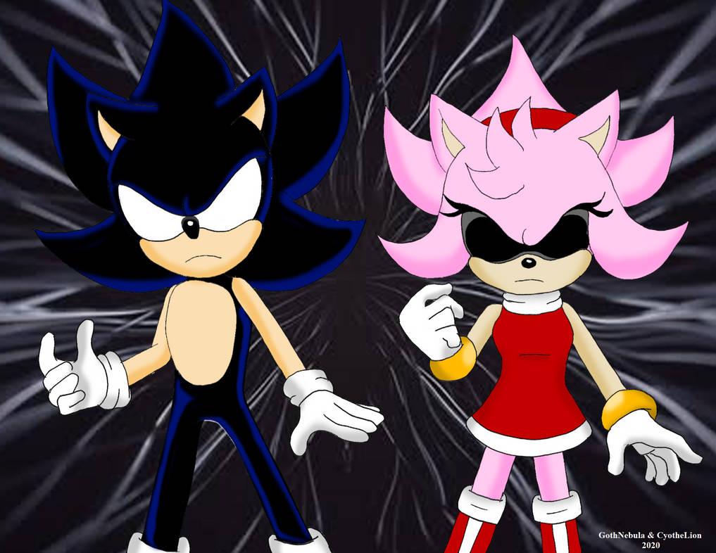 Dark Sonic and Amy, <3 Nyra <3