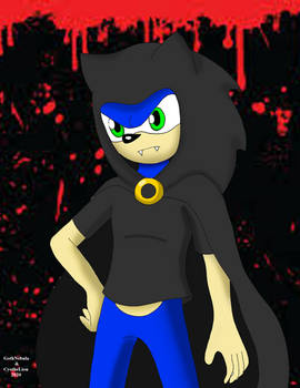 Sonic the Dhampir (digital art)