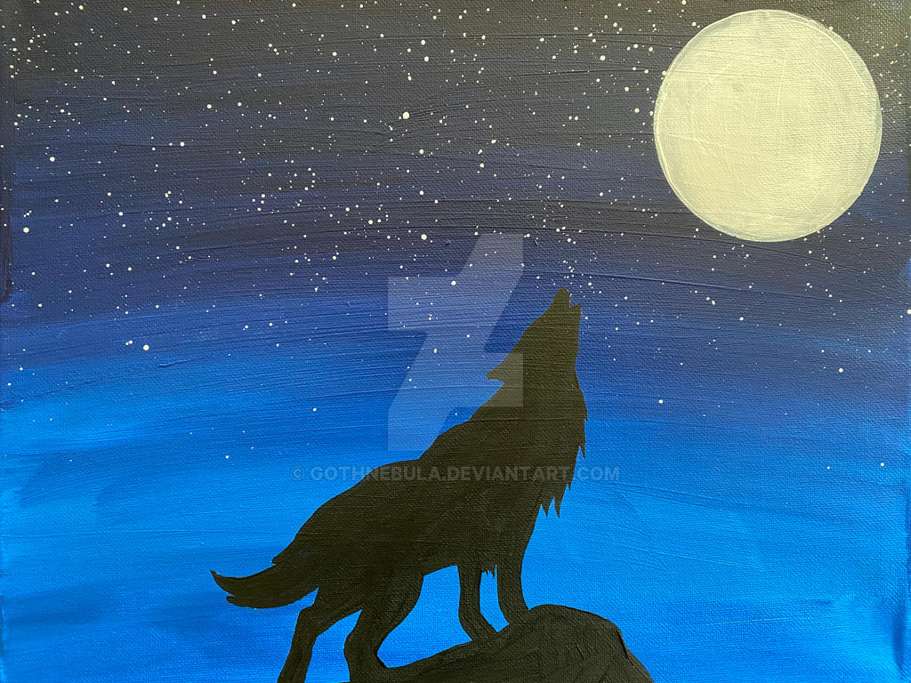 Wolf Howling by GothNebula on DeviantArt