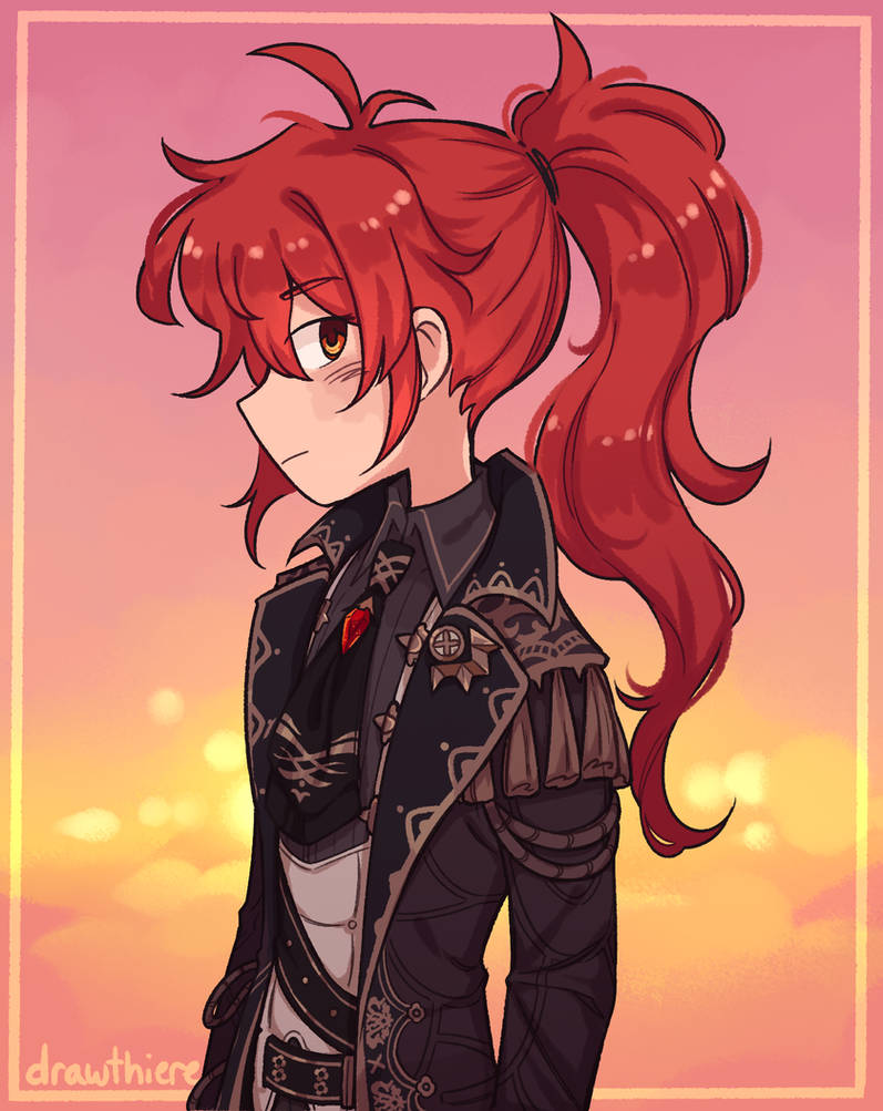 diluc by Falthiere on DeviantArt