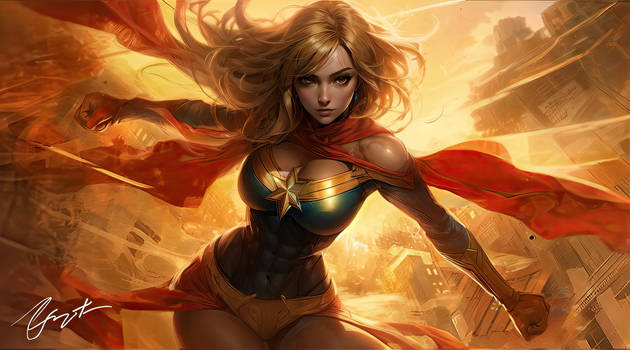 Captain Marvel - Stellar Heroine's Grace