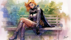 Batgirl's Quiet Contemplation