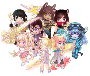 Chibi Static: Group Photo