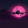 Synthwave Plane