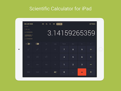 Calculator for iPad Interface