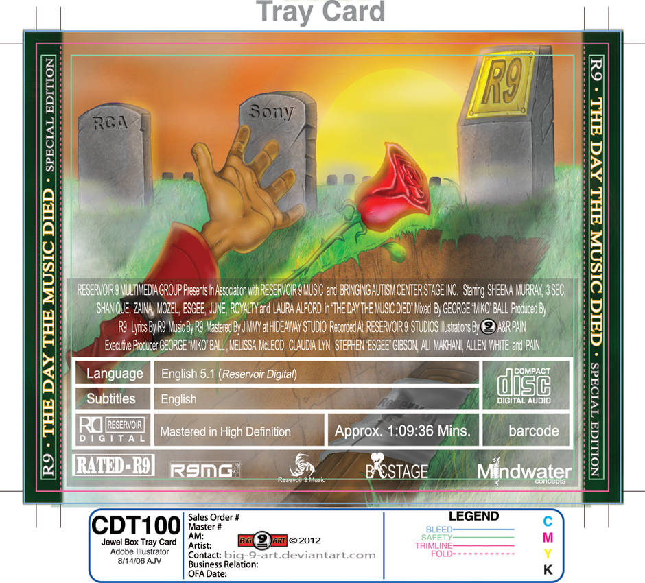 CD tray card design by BiG-9-ART on DeviantArt