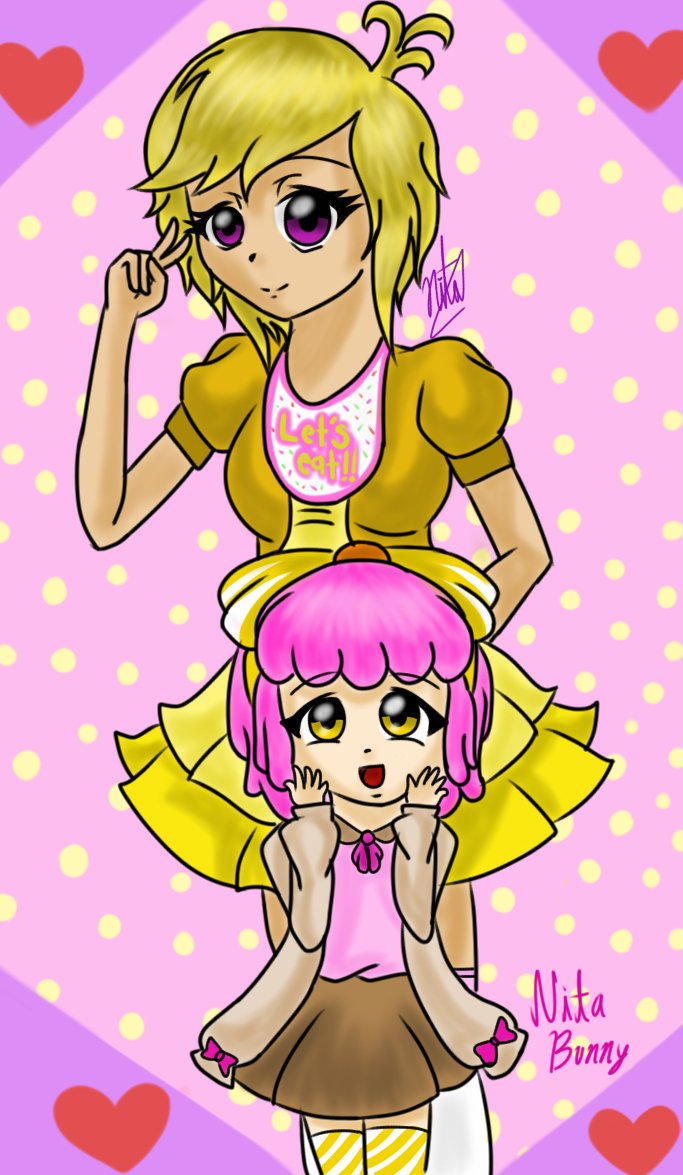 Chica and Cupcake