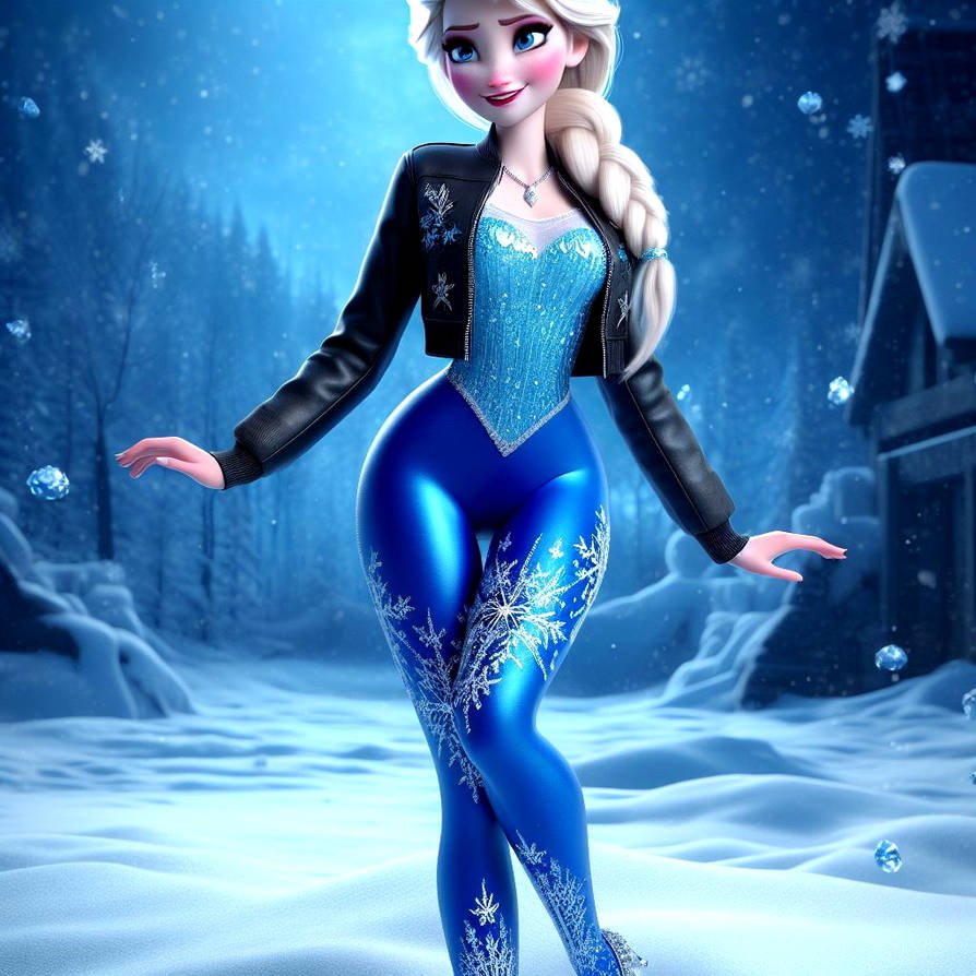Elsa in the Snow 7 by AnnexedTerritory on DeviantArt