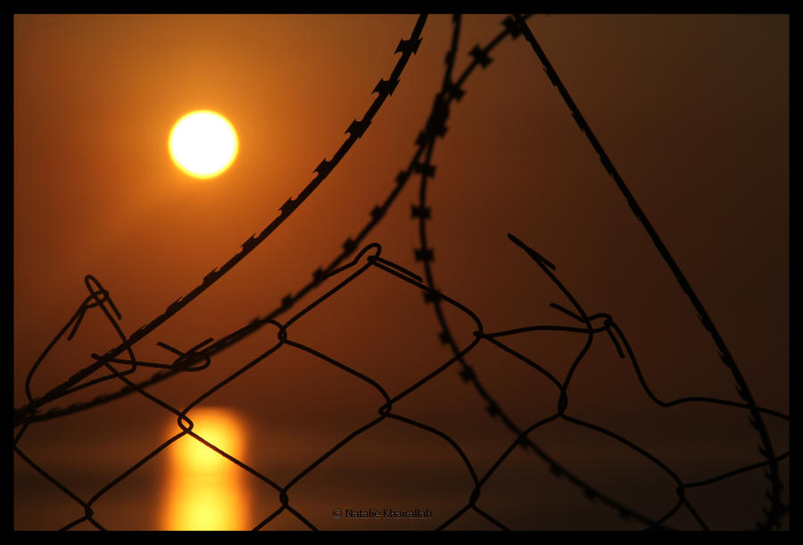 Trapped sunset