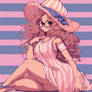 Clu clu land lady dimistriscu pink anthro cat leot