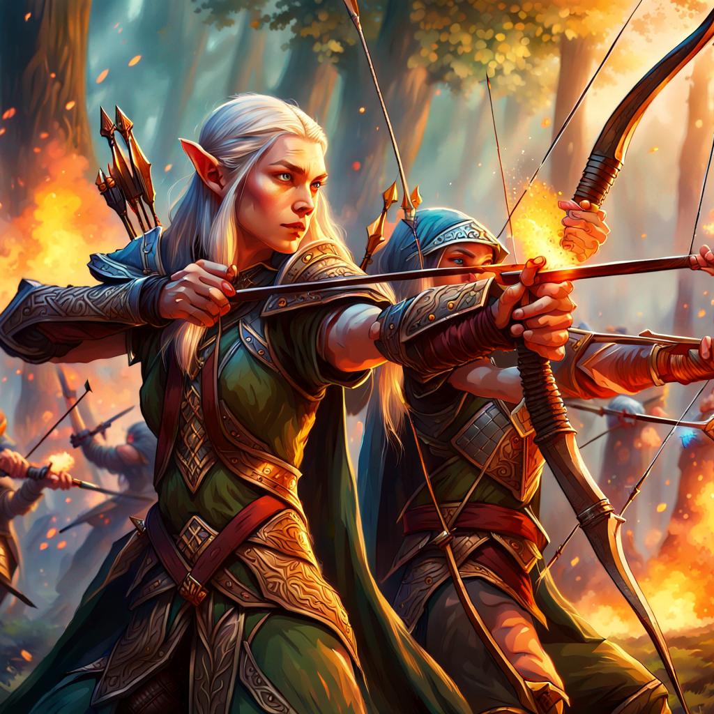 Elven Archers By Thedirectorzg On DeviantArt elven-archers-by-thedirectorzg-on-deviantart