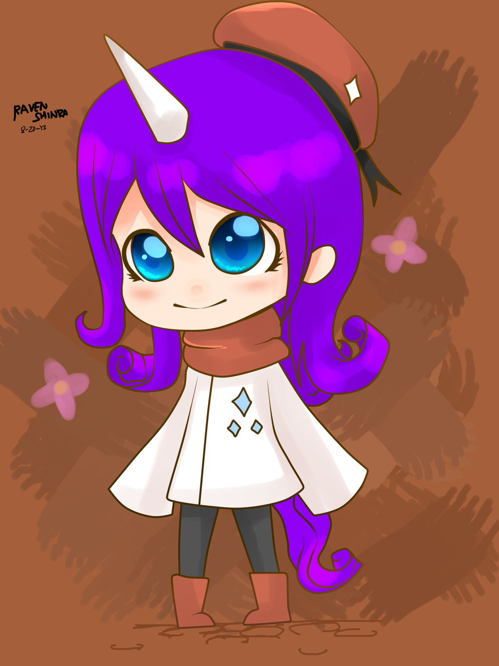 MLPFIM - Chibi Rarity by shinra875 on DeviantArt