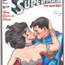 Superman #32 and Wonder Woman sketch Cover