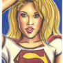 5 x 7 Supergirl Sketch