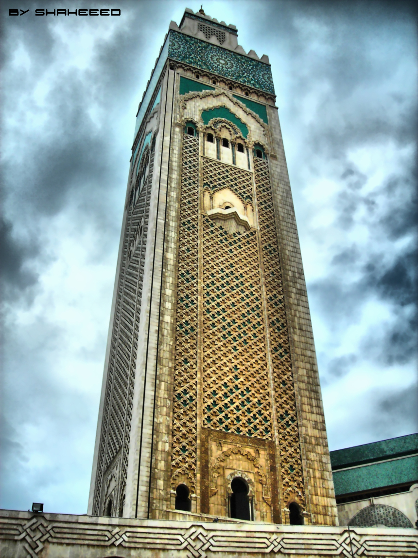 Hassan mosque minaret