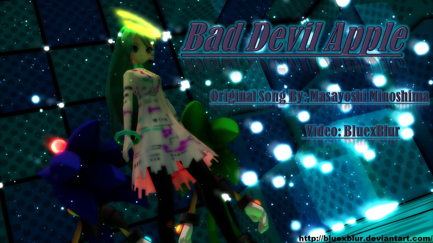 MMD: Miku and Sonic Bad Devil Apple
