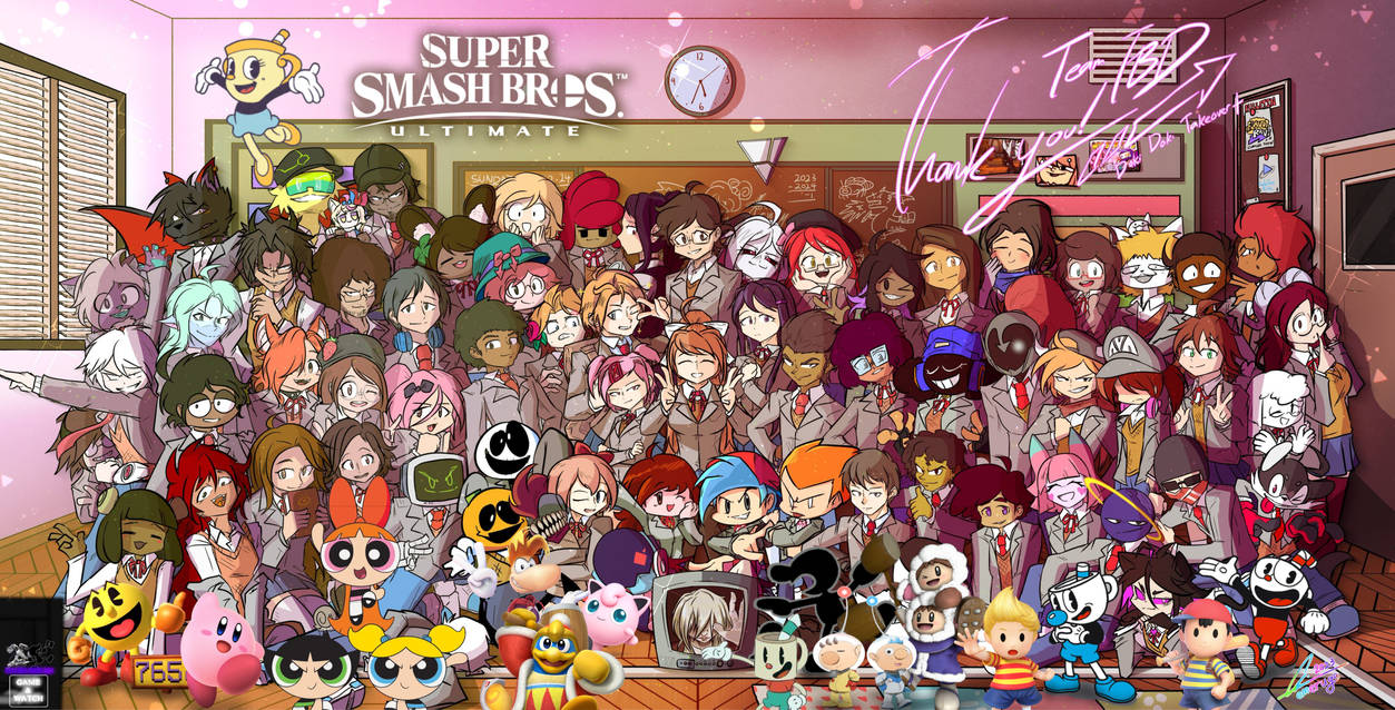 Every Doki EVERYONE IS HERE! - Doki Doki Takeover by MickMick247 on DeviantArt