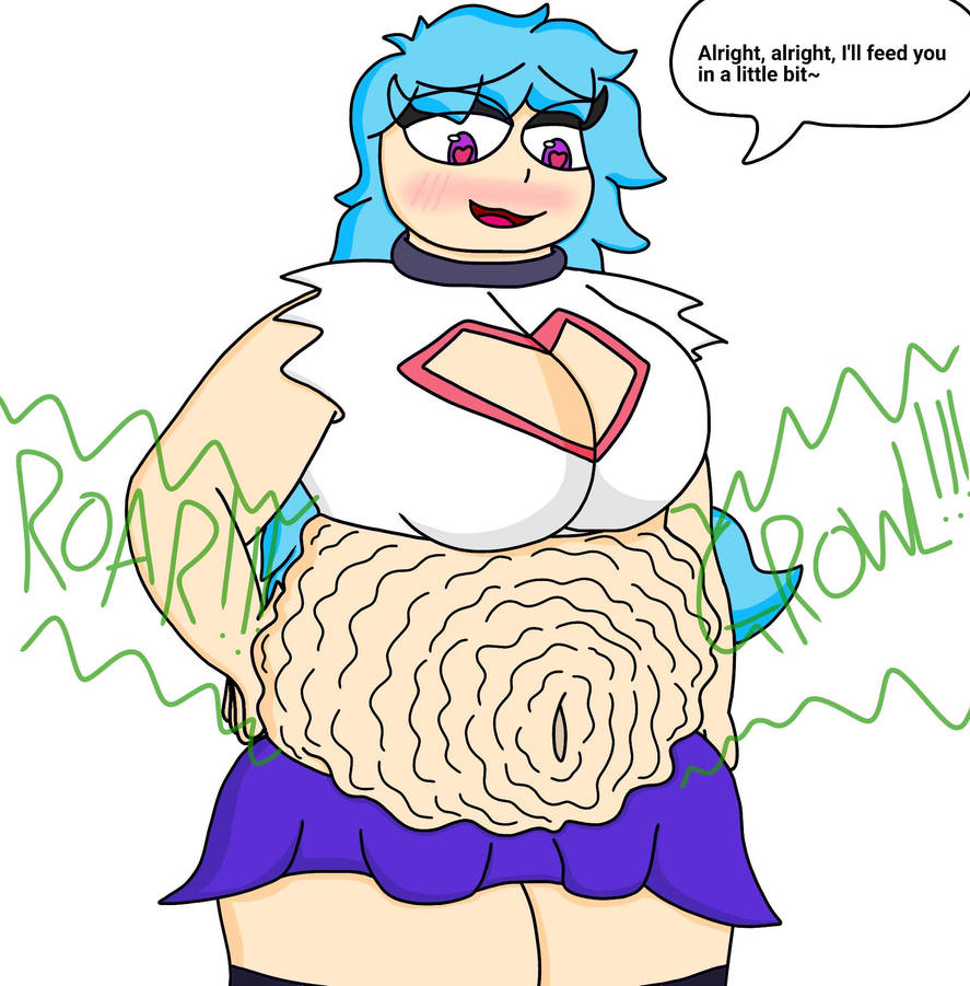 Mmd Stomach Rumbling Skyblue stomach growling by Ltheclown21 on DeviantArt