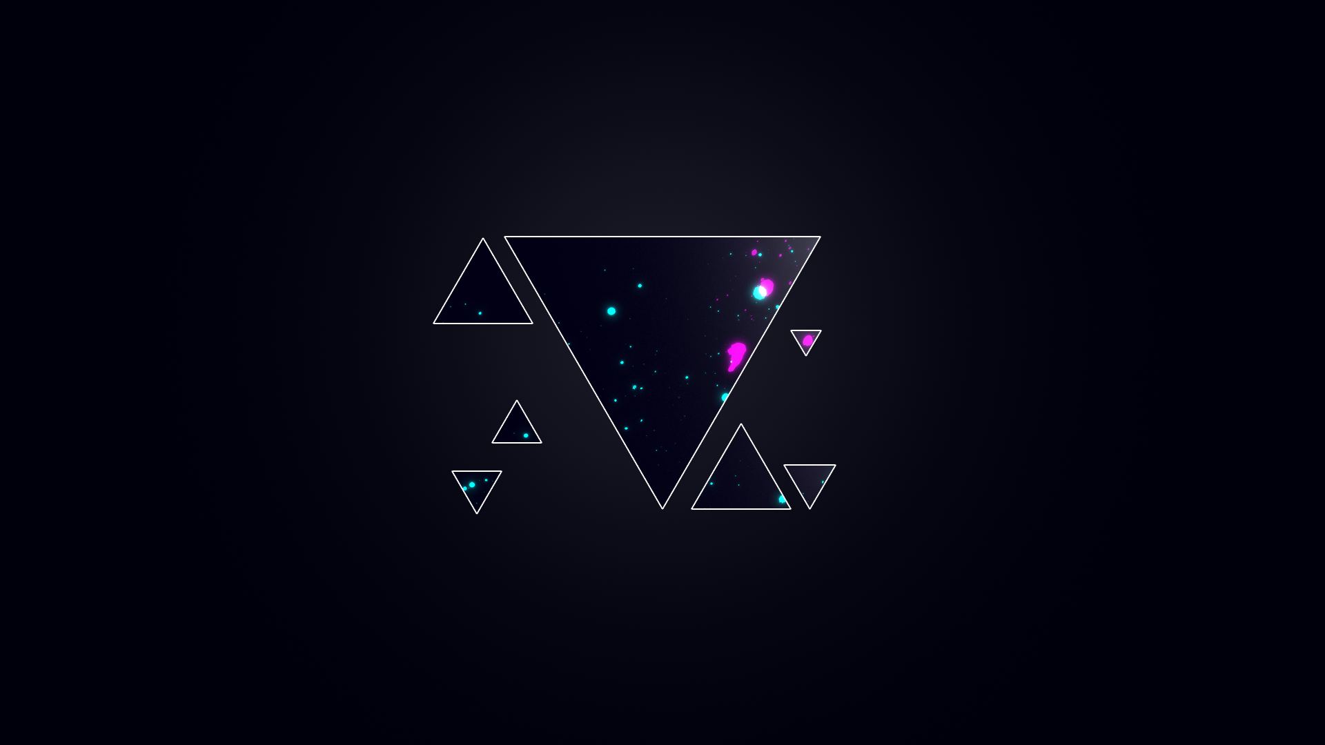 Triangle Splatter Wallpaper by NuaGFX on DeviantArt Triangle Splatter Wallpaper by NuaGFX on DeviantArt