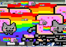 NYAN CAT ATTACK!!! DX