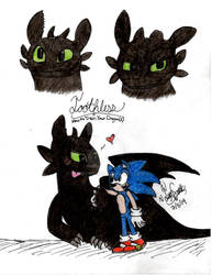 Toothless and Sonic