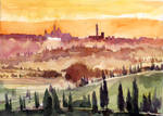 Veduta di Siena by andreuccettiart