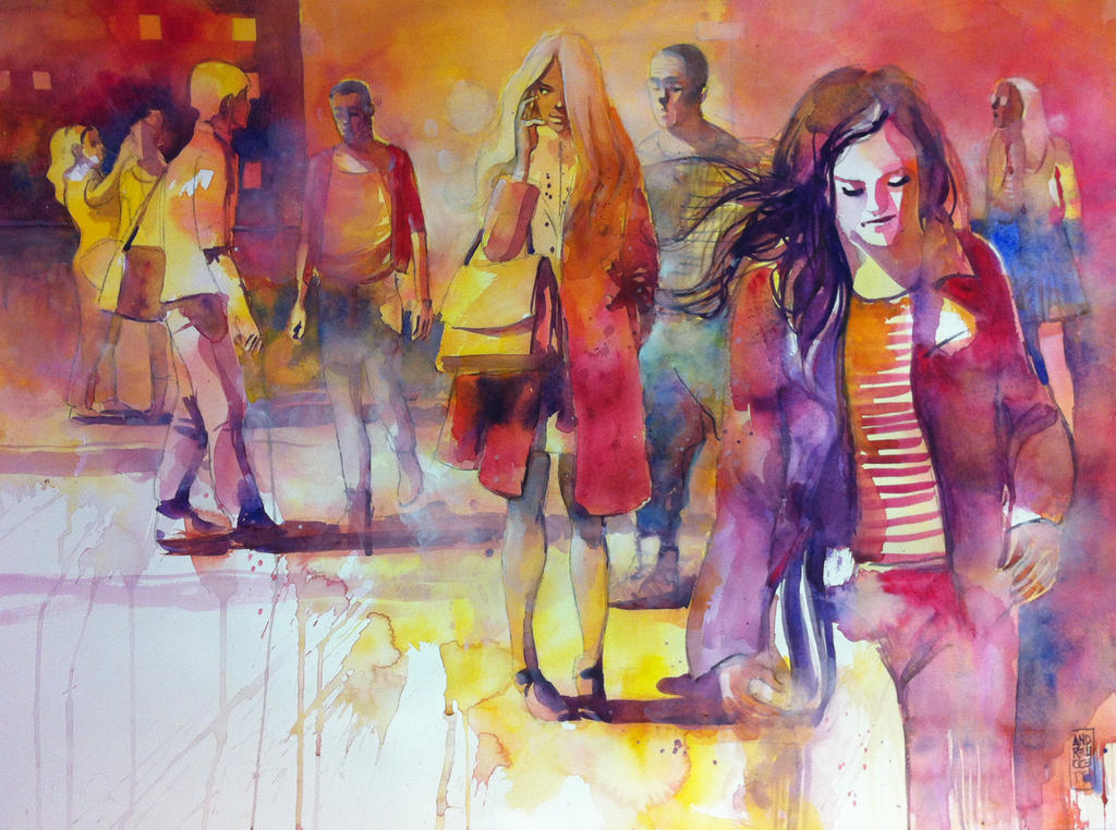 Per Strada by andreuccettiart Per Strada by andreuccettiart