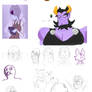 Doodles and sketches dump 2017 Jan Feb Mar