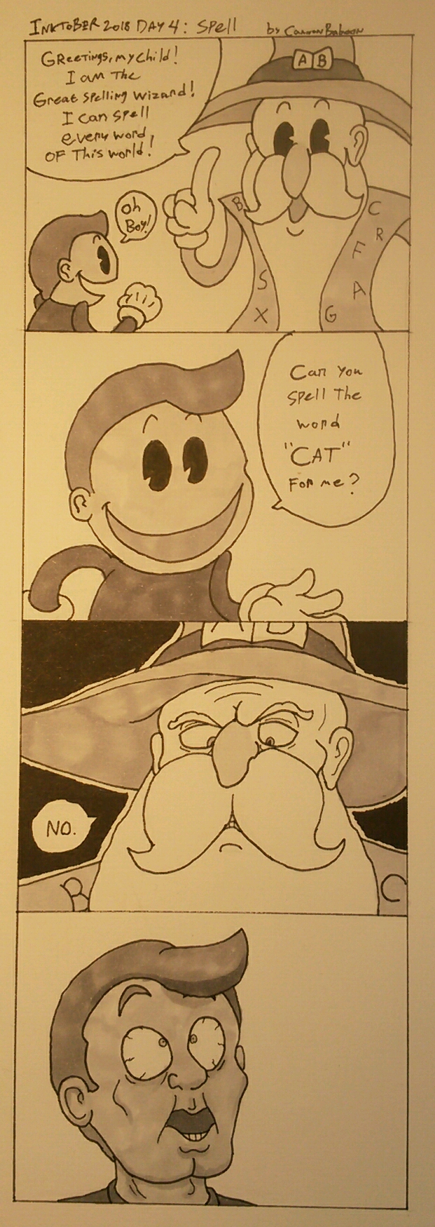 Inktober 2018 DAY:4 Spell