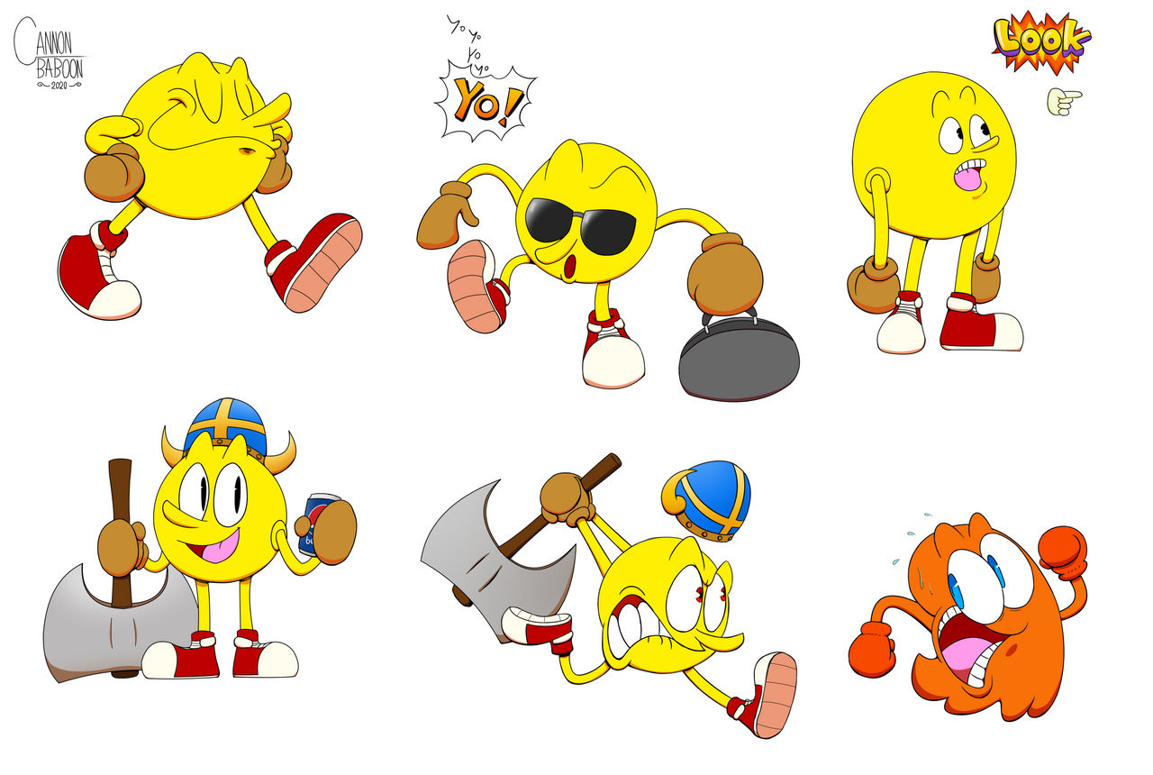 A bunch of Pac-man