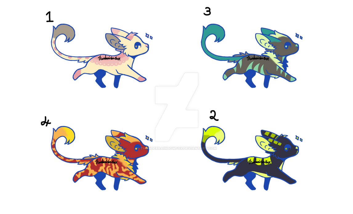 Vernid Adopts by ThunderRainbowFox on DeviantArt