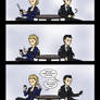 Elementary/Sherlock: Moriarty meets Moriarty