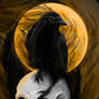 Crow on Skull
