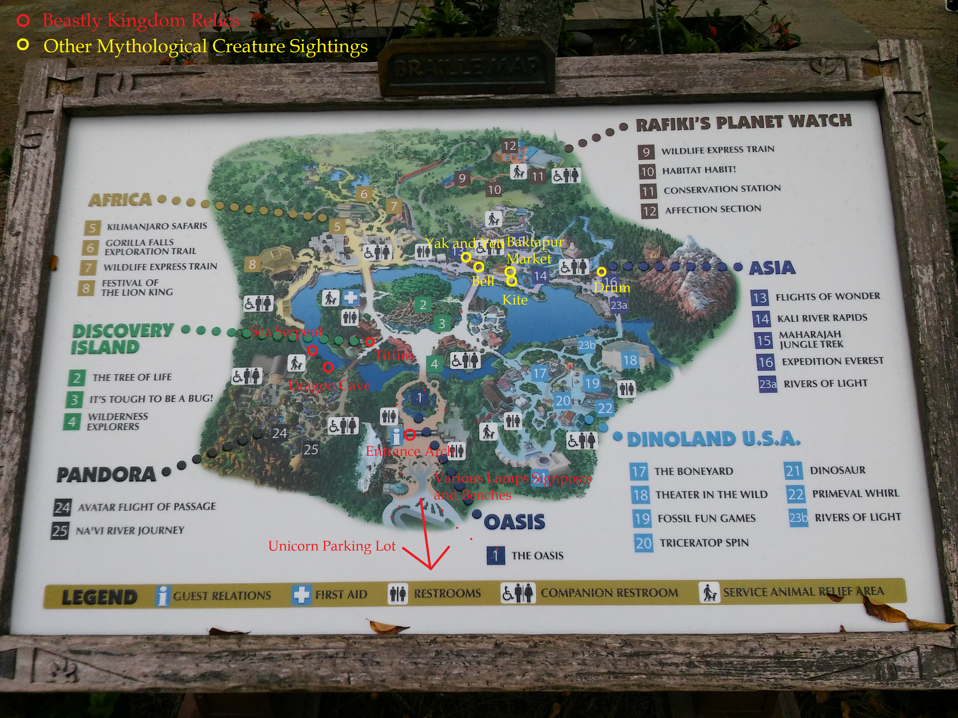 Beast Kin Village Map Guide to finding the Beastly Kingdom Relics by Shadow-Dragon-777 on ...