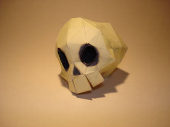 Dungeon Skull Papercraft