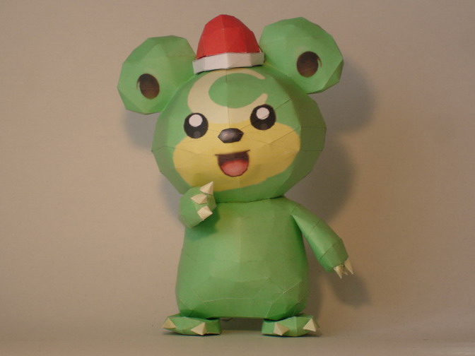 Teddiursa Papercraft