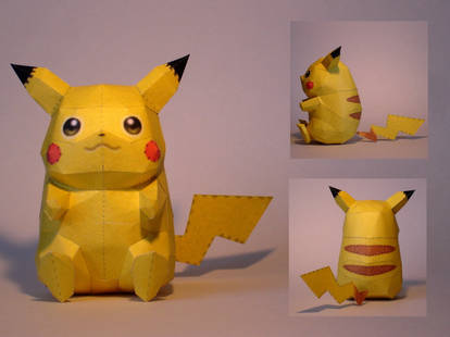 Pikachu Doll Papercraft